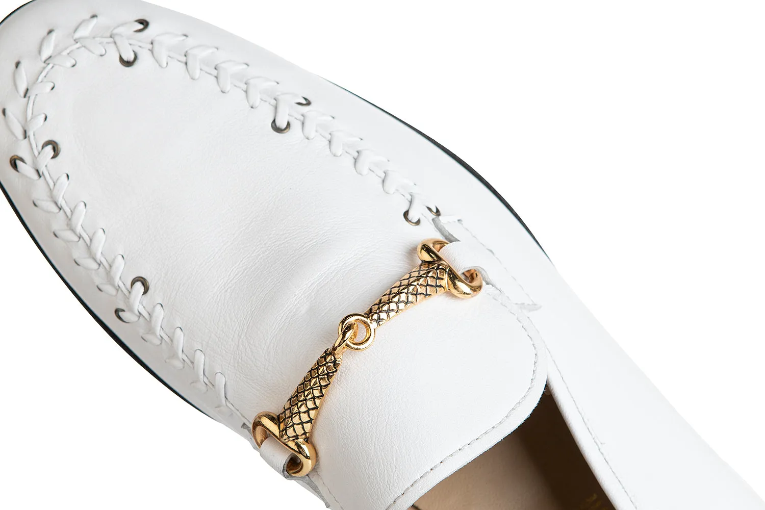 8955 Roberto Cavalli Loafers / White