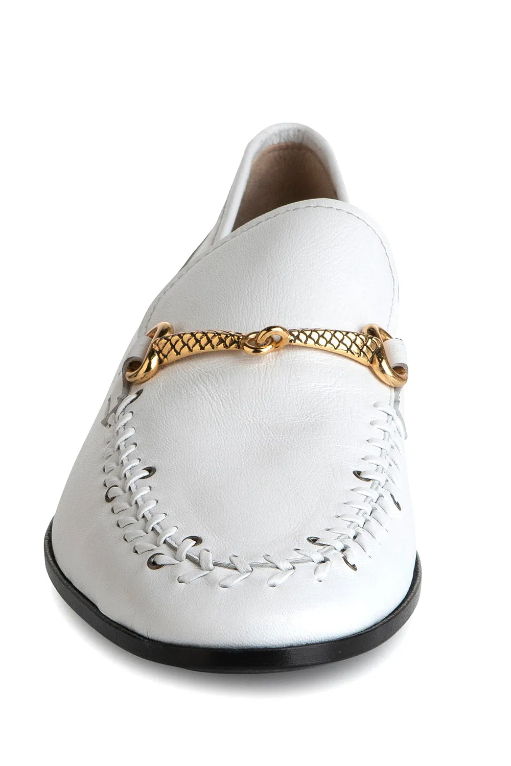 8955 Roberto Cavalli Loafers / White