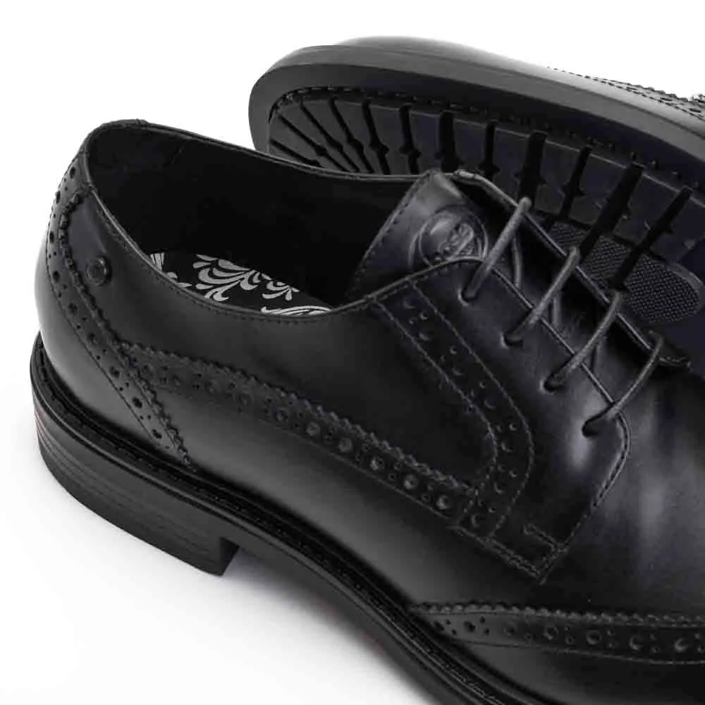 Anson Waxy Brogue Shoes