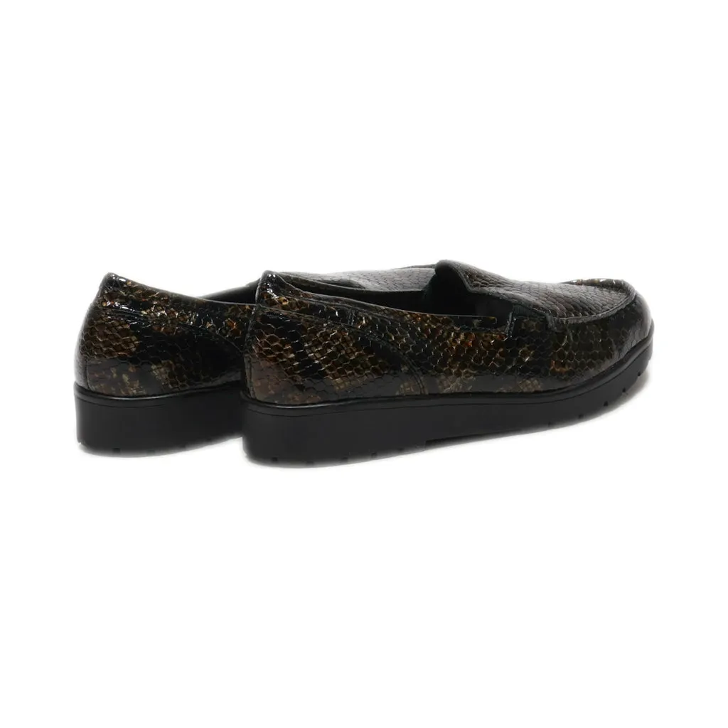 Ara Slip Ons Latex Black Colour For Women