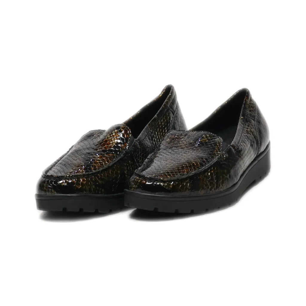 Ara Slip Ons Latex Black Colour For Women