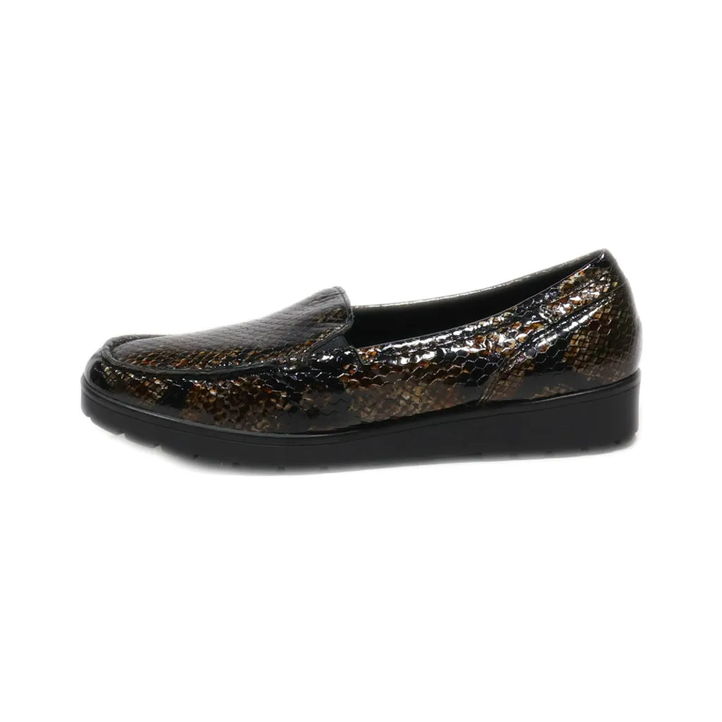 Ara Slip Ons Latex Black Colour For Women