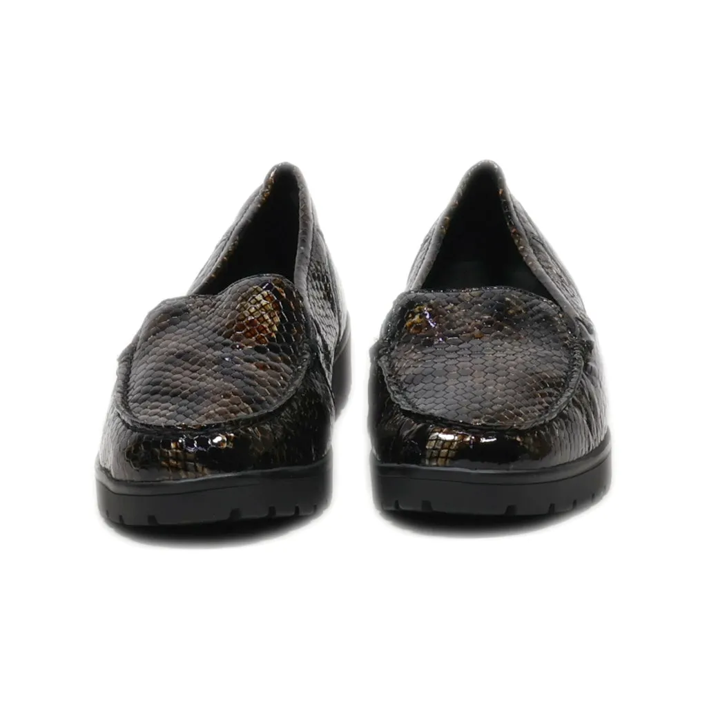 Ara Slip Ons Latex Black Colour For Women