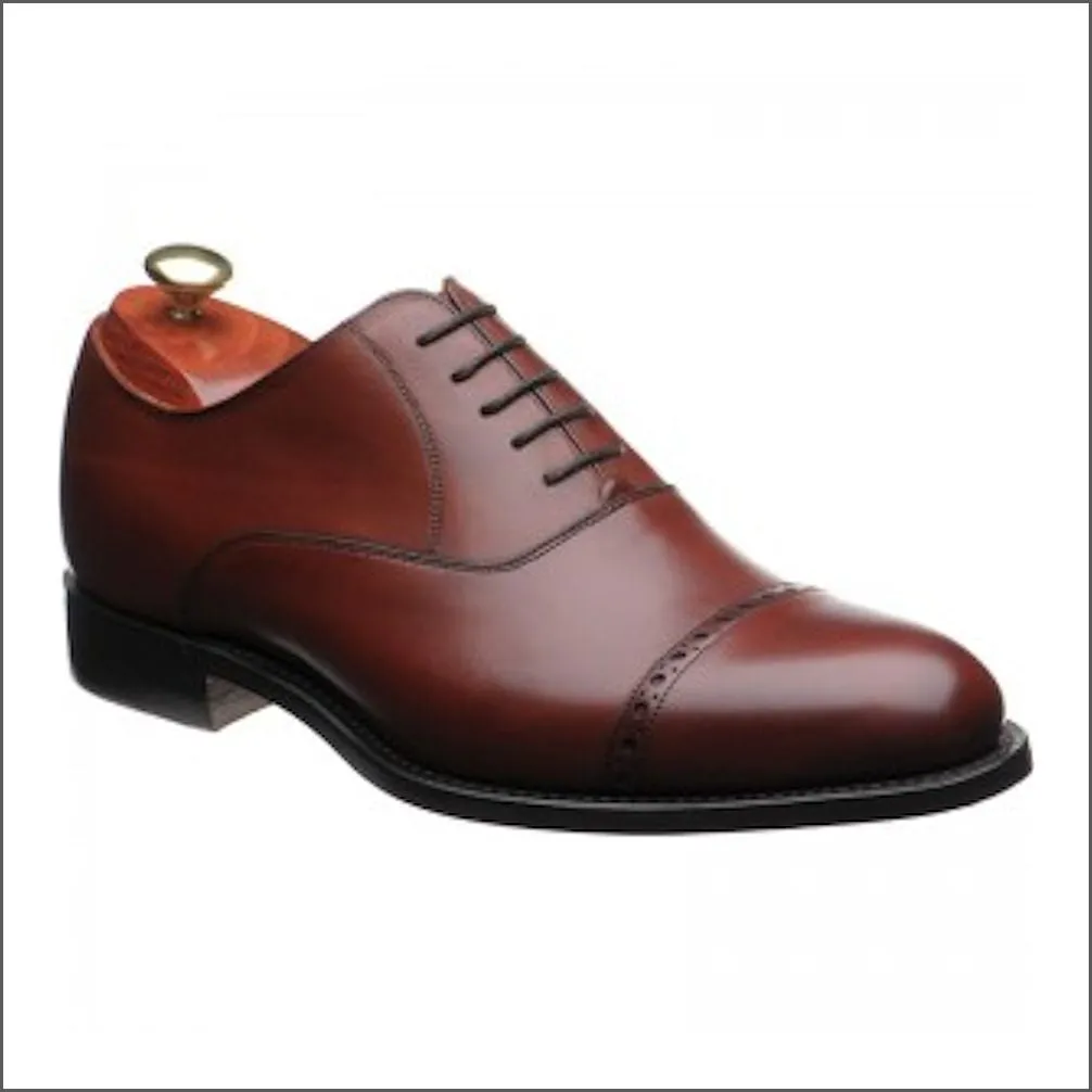 Barker Burford rosewood Calf Oxford Toe Cap Size 7.5 Only/