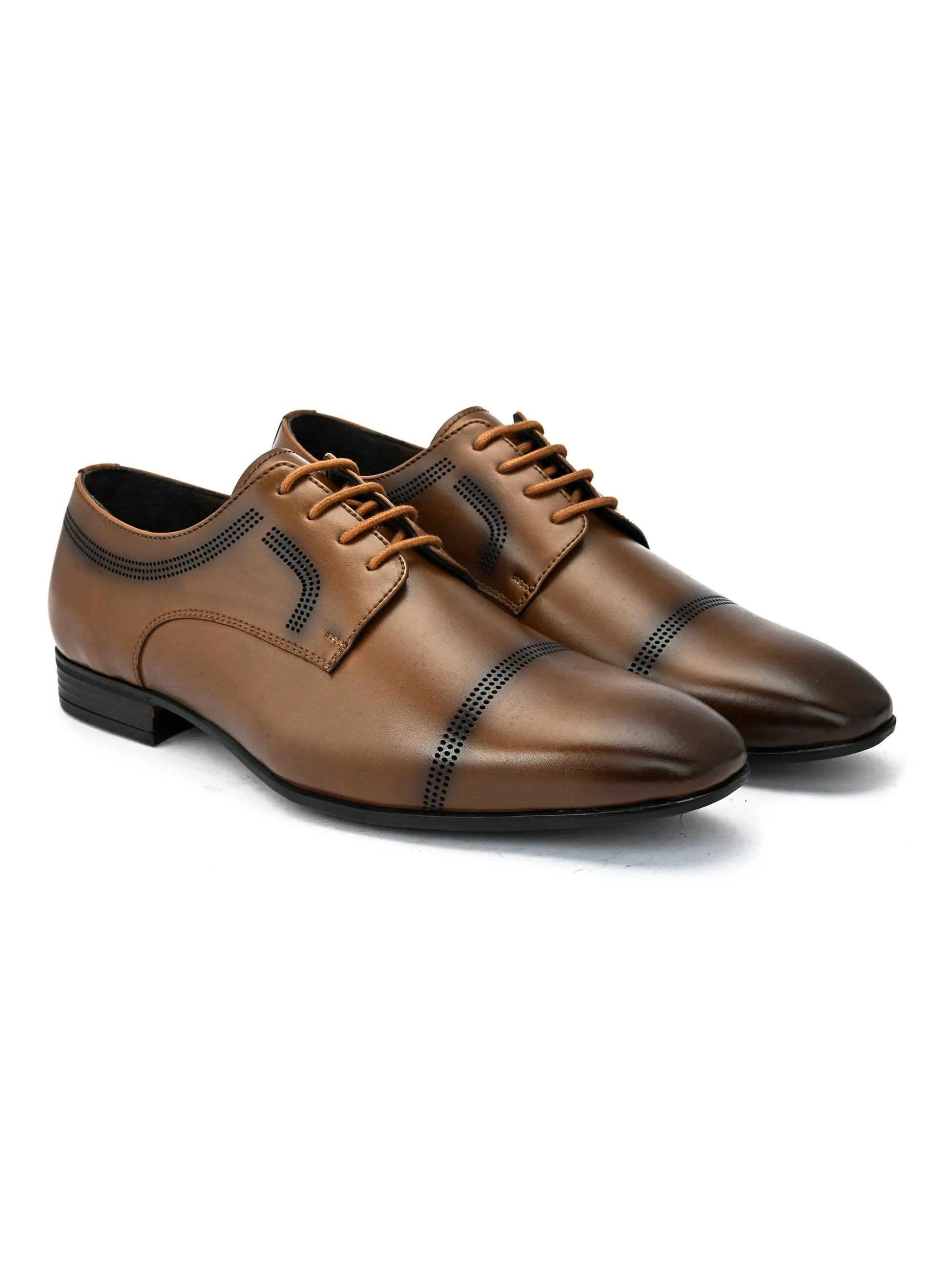 Boston Tan Derby Shoes