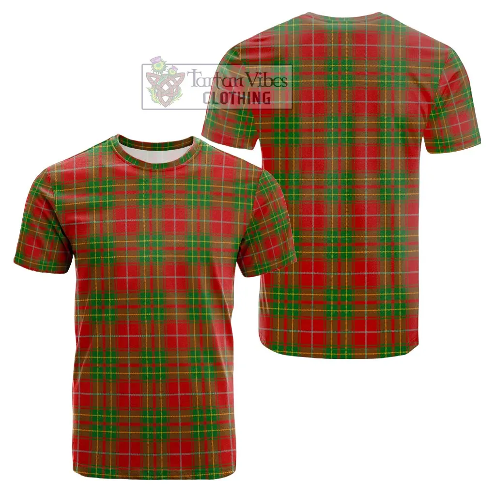 Burnett Tartan Cotton T-Shirt