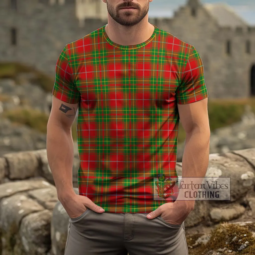 Burnett Tartan Cotton T-Shirt