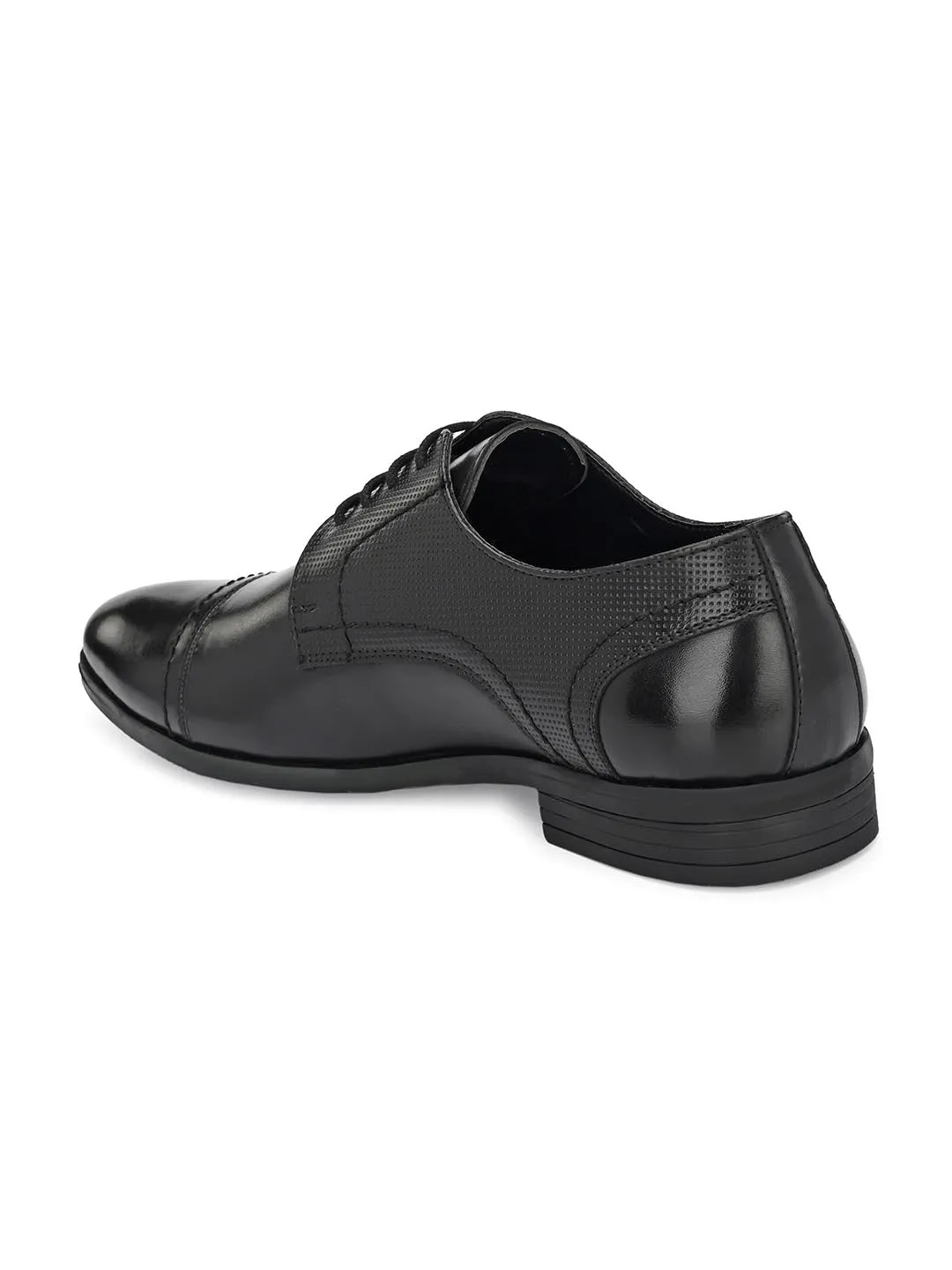 Delco Black Derby Shoes