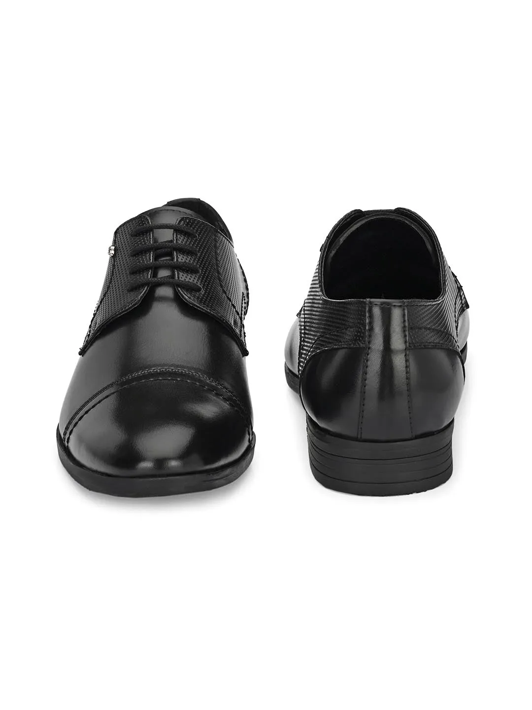 Delco Black Derby Shoes