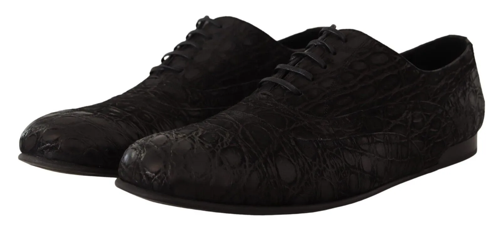 Dolce & Gabbana Elegant Exotic Leather Oxford Shoes