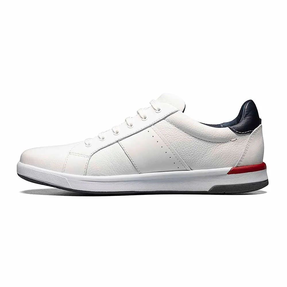 Florsheim Crossover White Lace To Toe Sneaker