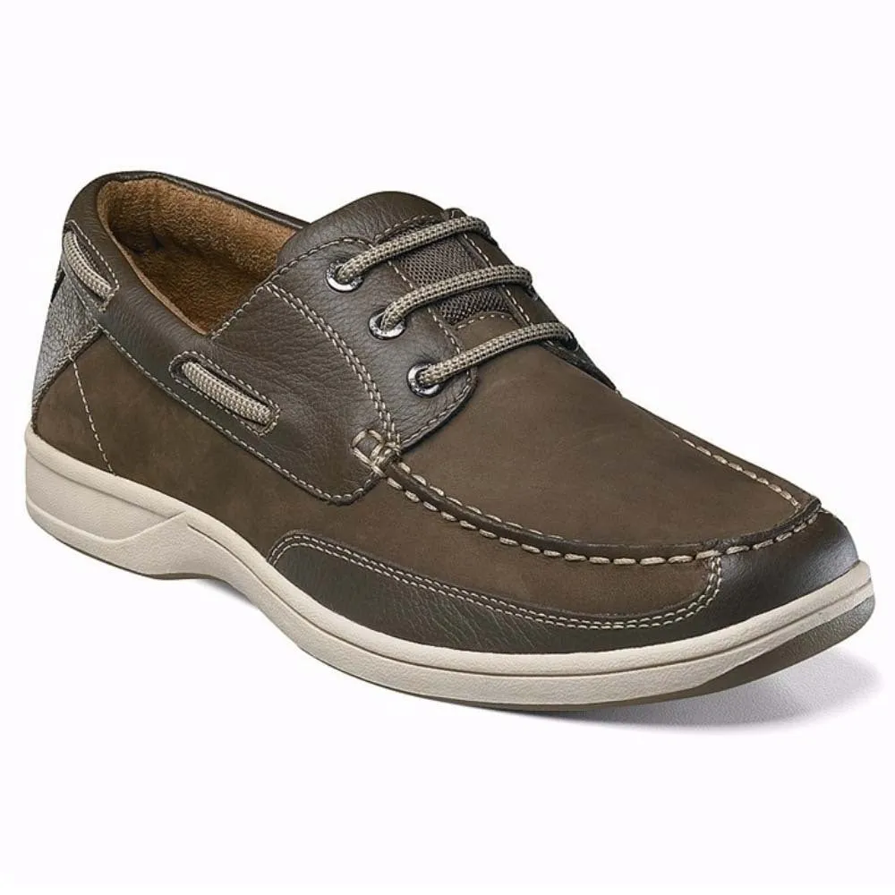 Florsheim Lakeside Oxford Brown Moc Toe Shoes