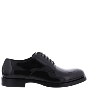 Heren Polished Derby Zwart