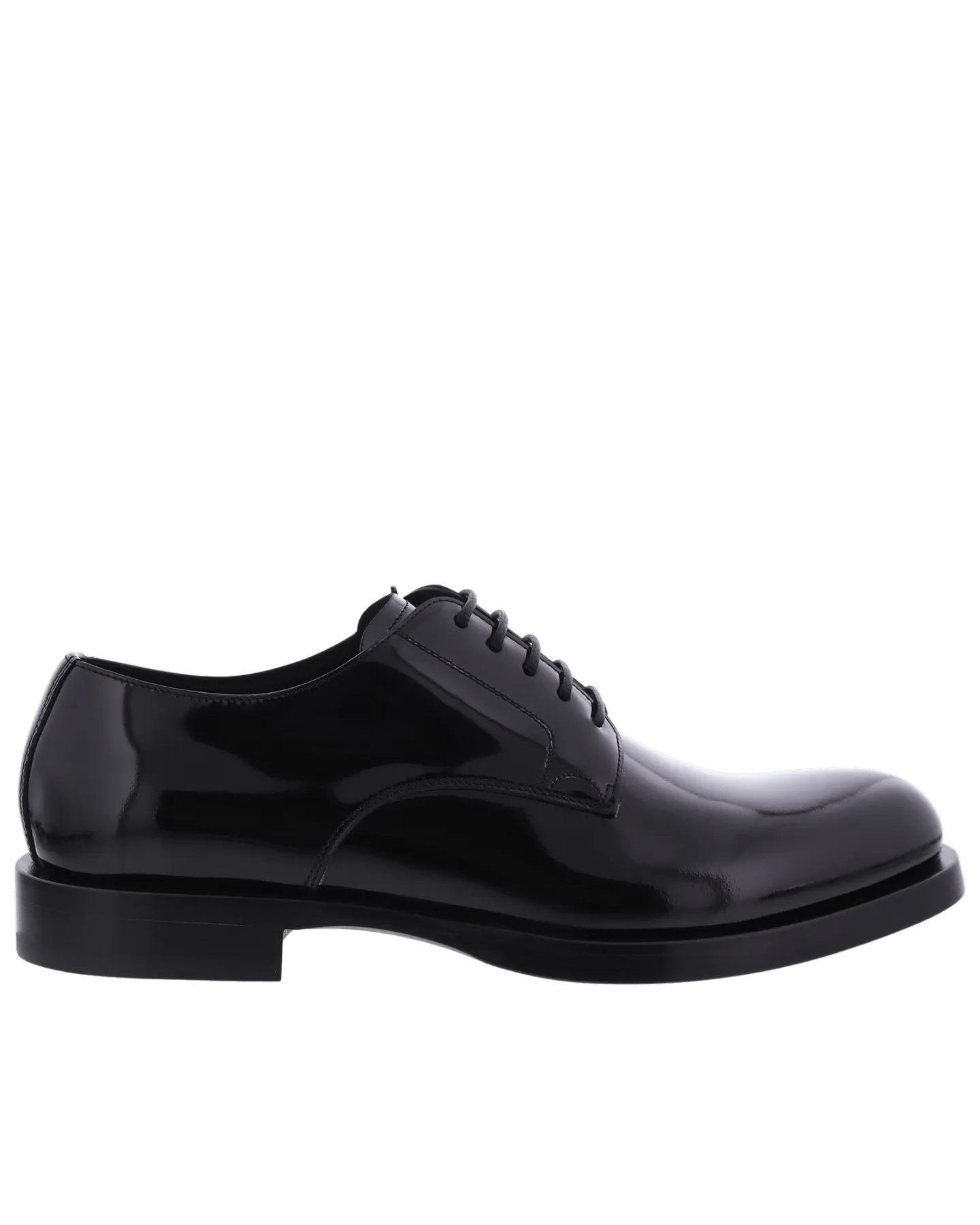 Heren Polished Derby Zwart