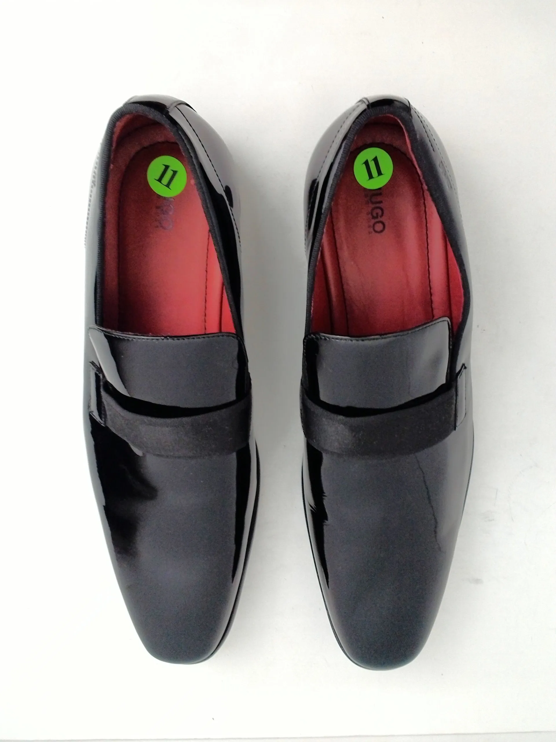 Hugo Boss Highline Loafers Patent/Leather Black Size 11 M