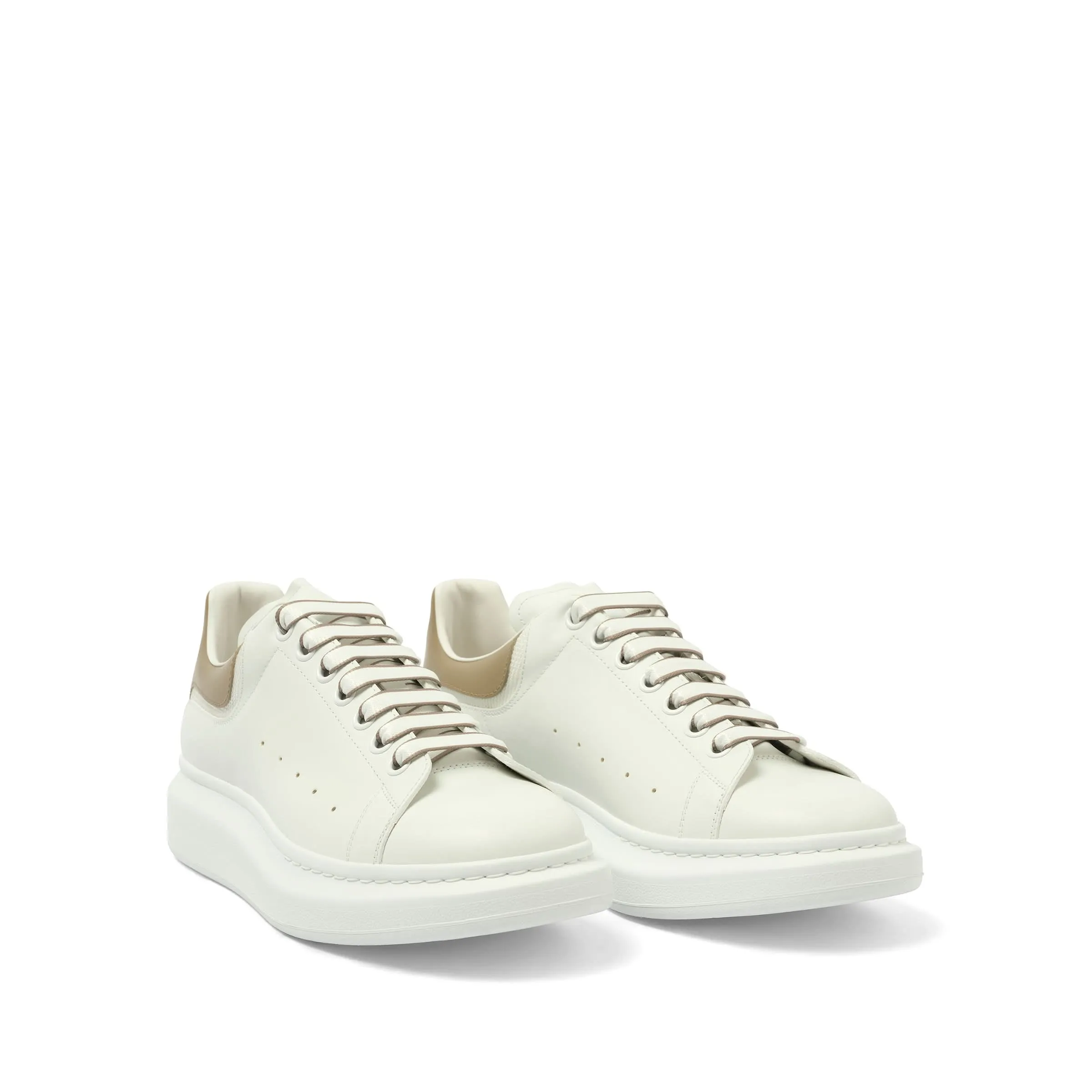 Larry Oversized Sneaker in White/Stone