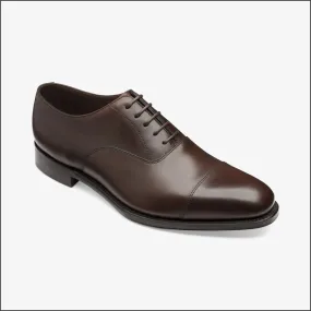 Loake Aldwych Dark Brown Calf Oxford Leather Sole Size  10.5 Only/