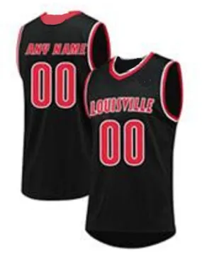 Louisville Cardinals Style Customizable Basketball Jersey