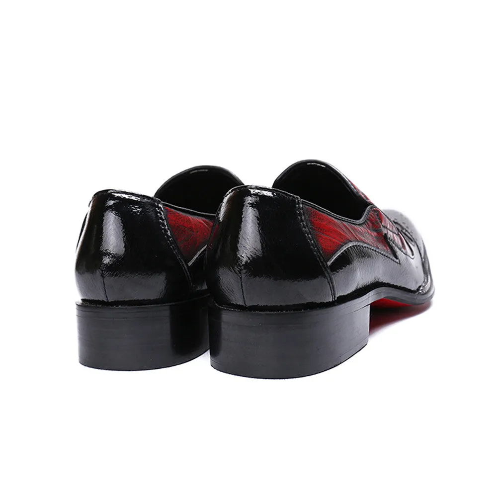 Mens Slip On Oxford Shoes