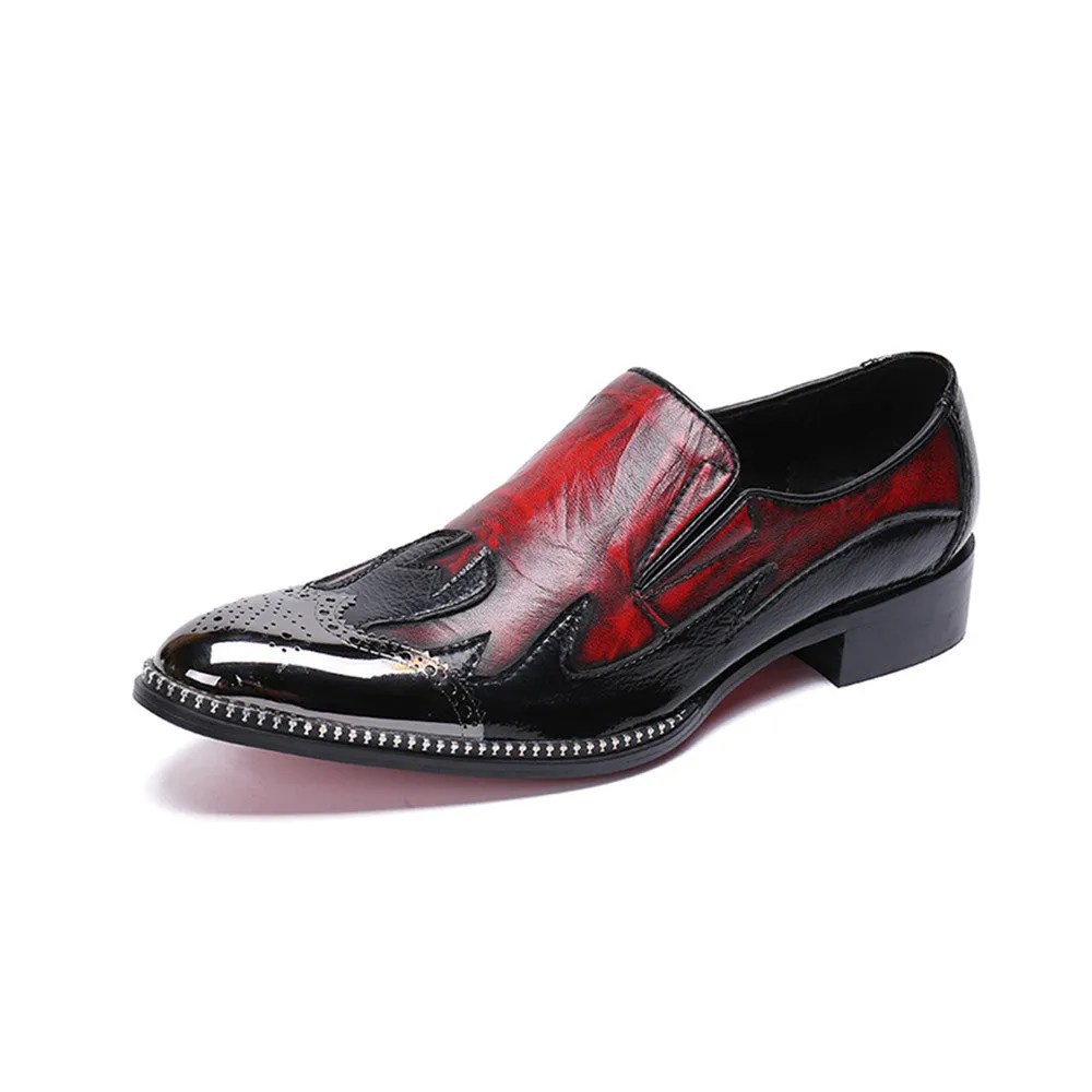 Mens Slip On Oxford Shoes