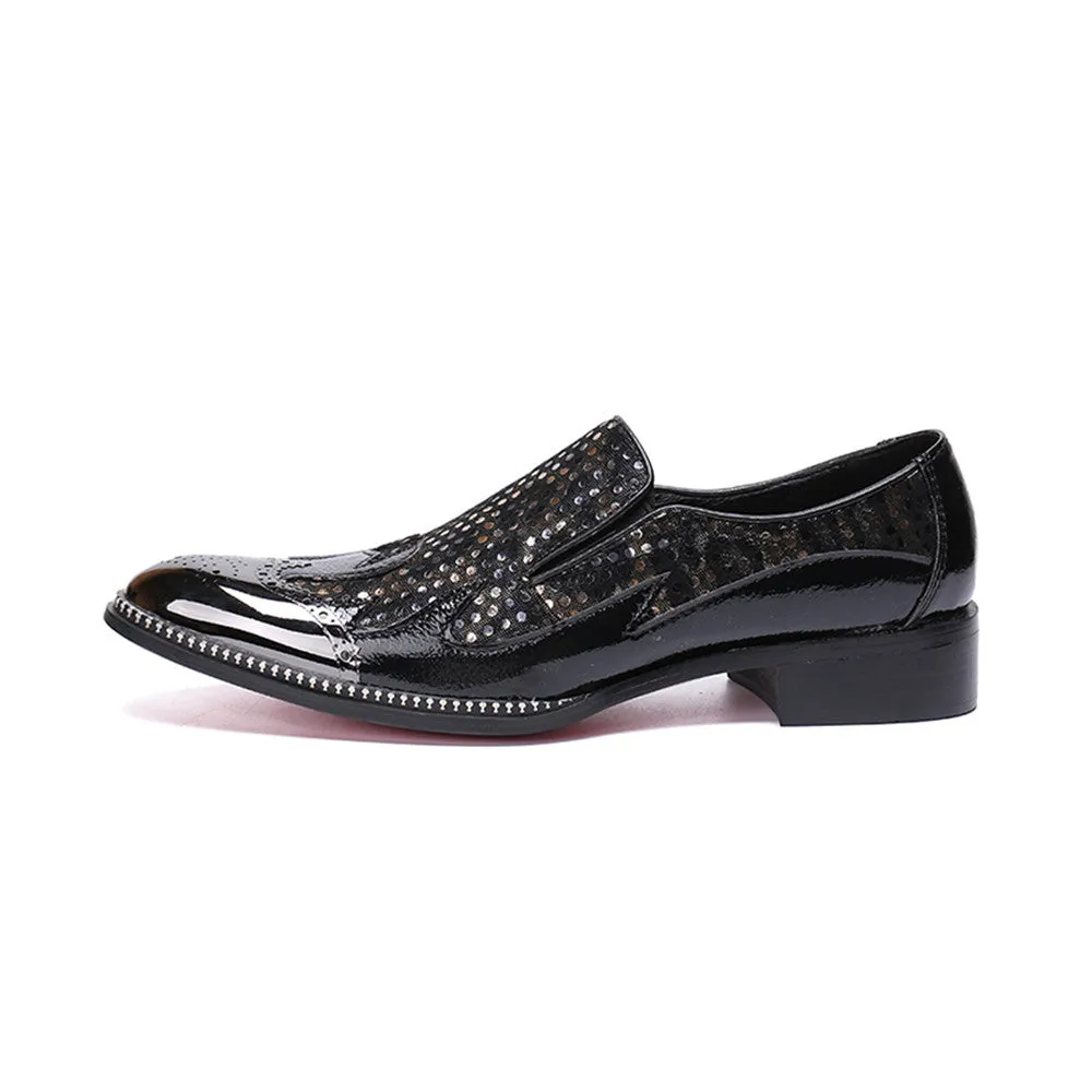 Mens Slip On Oxford Shoes