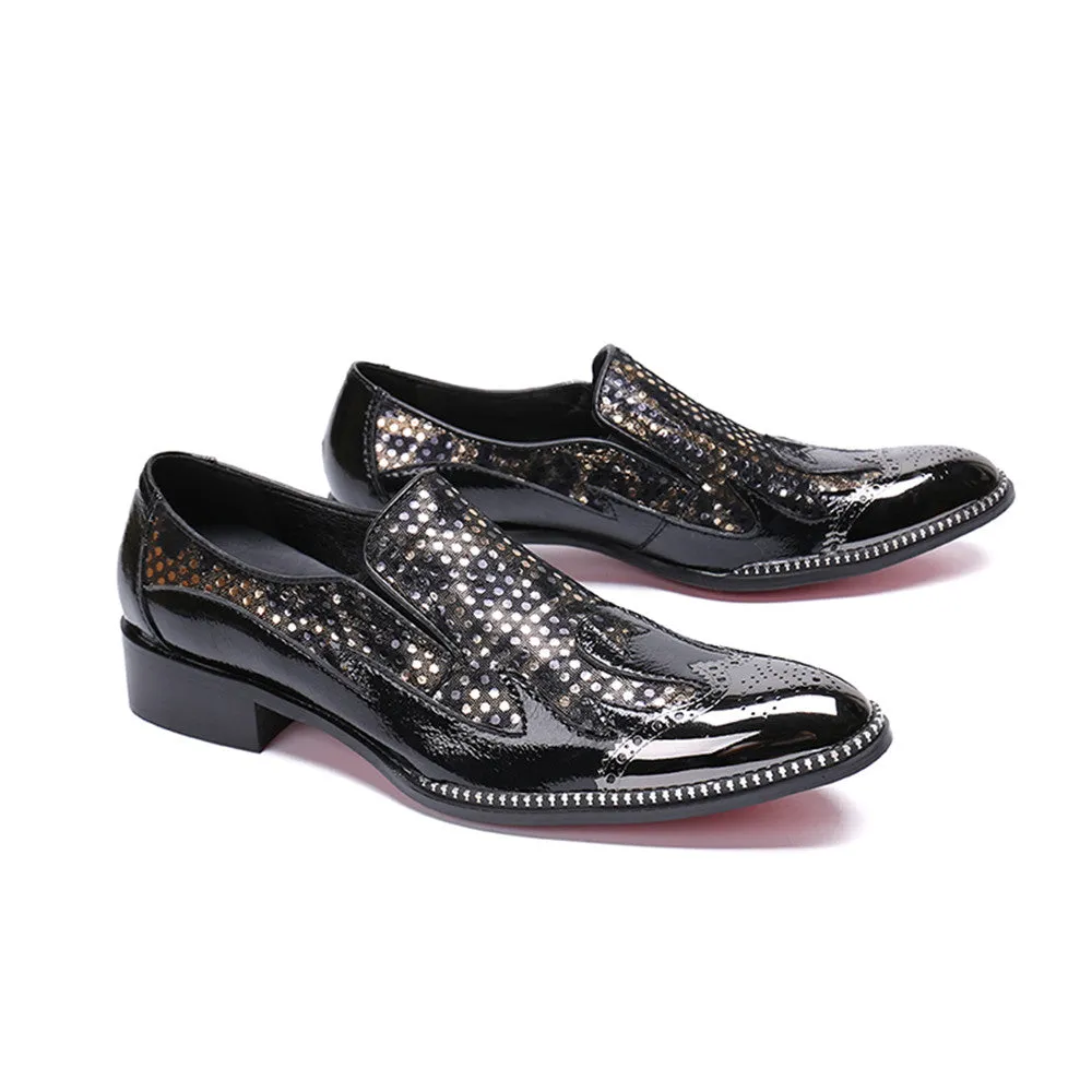 Mens Slip On Oxford Shoes