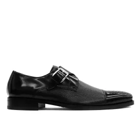 MEZLAN,CAP TOE-SLIP ON-SHOES-PHOENIX-16505-BLACK