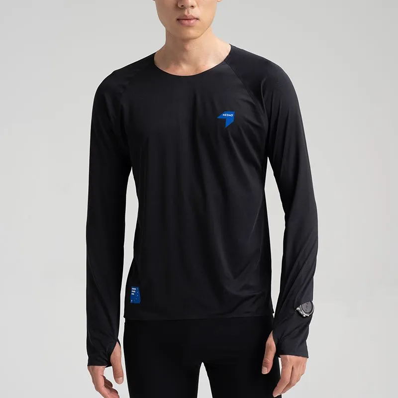 Nedao Men's SwiftBreeze Ventilated Running Long Sleeve