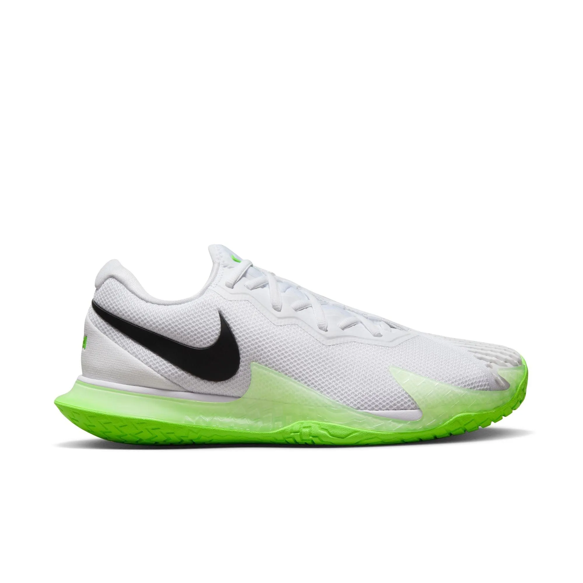 NIKECOURT ZOOM VAPOR CAGE 4 RAFA (WHITE/BLACK-ACTION GREEN-LT LEMON TWIST )