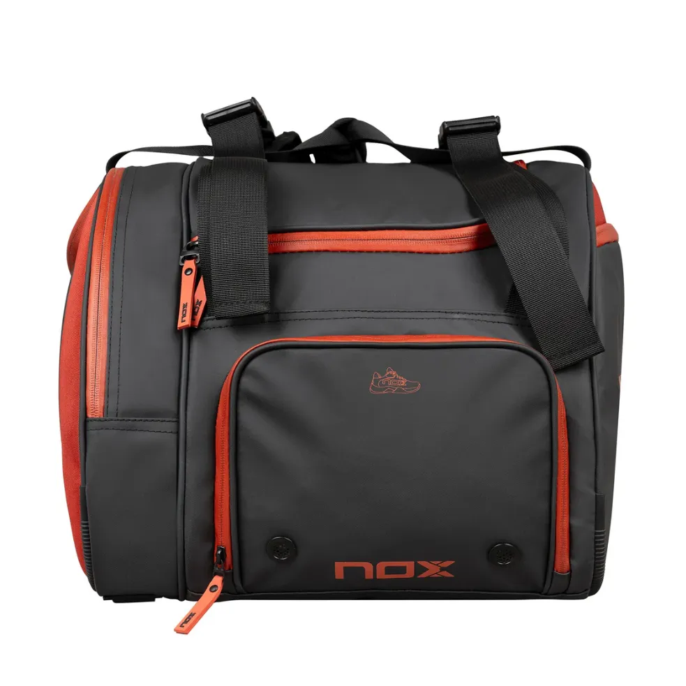 Nox Luxury Open Series Padel Bag Black Red