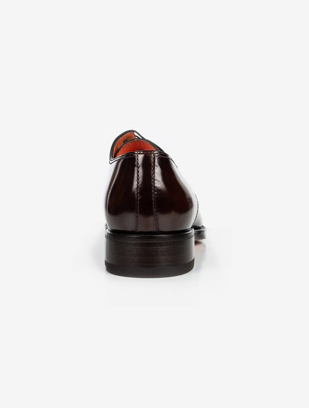 SANTONI Derby Shoe Brown