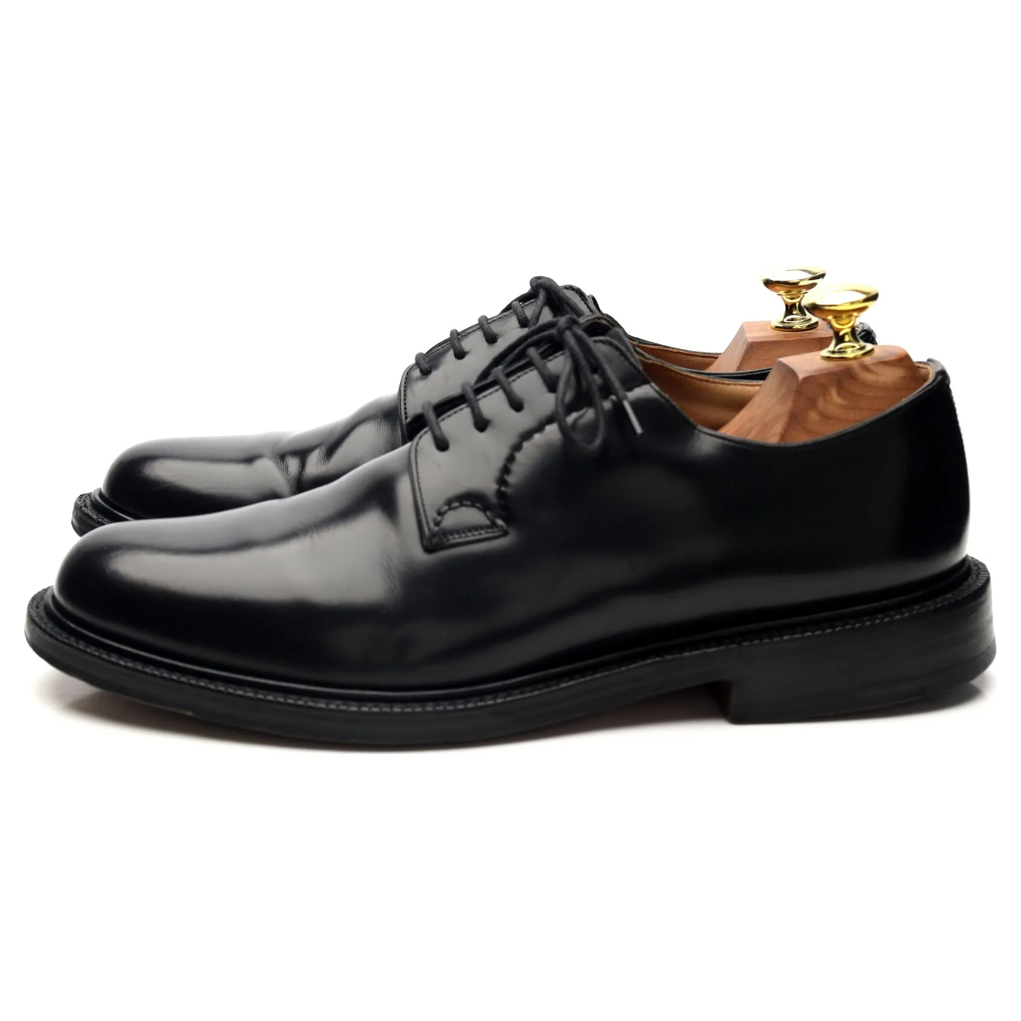 'Shannon' Black Leather Derby UK 7 F