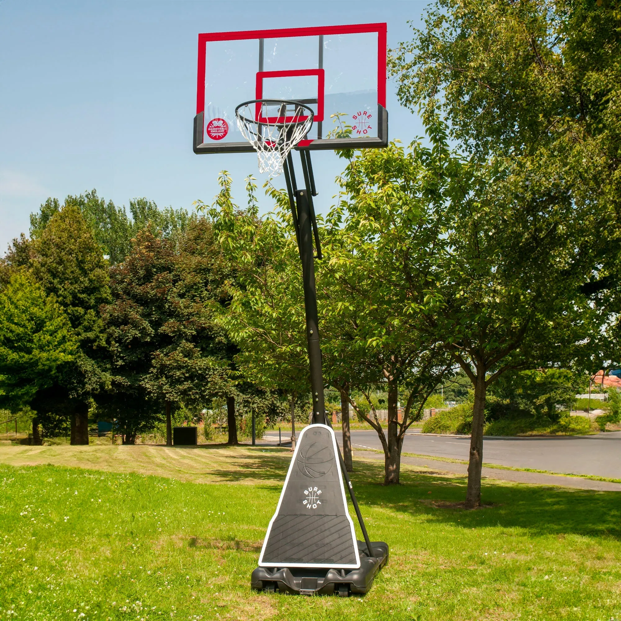 Sure Shot Pro Just 51in Portable Basketball Unit