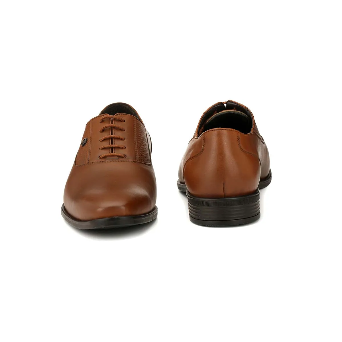 Tan Formal Derby Lace-ups