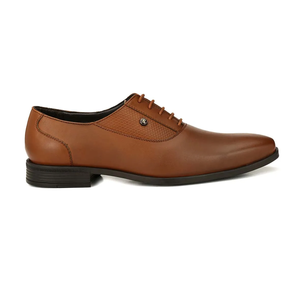 Tan Formal Derby Lace-ups