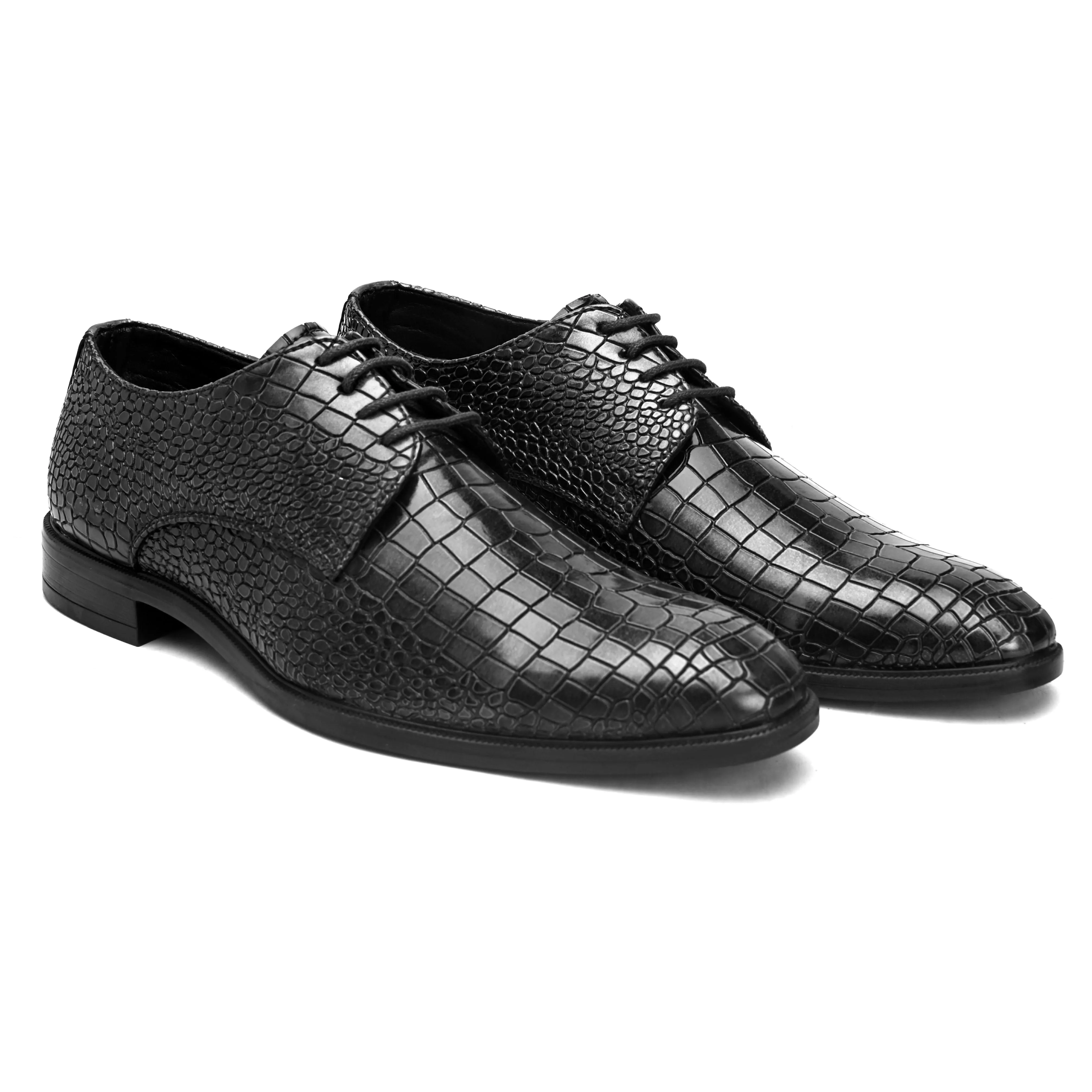 Venus Silver Derby Shoes