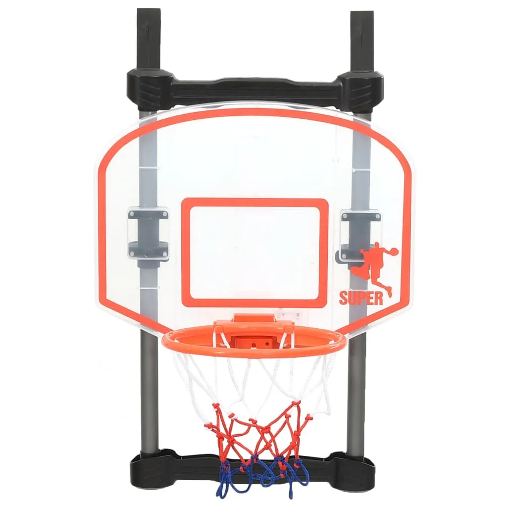 vidaXL Children Basketball Play Set for Door Adjustable - Fun Basketball Game for All Ages