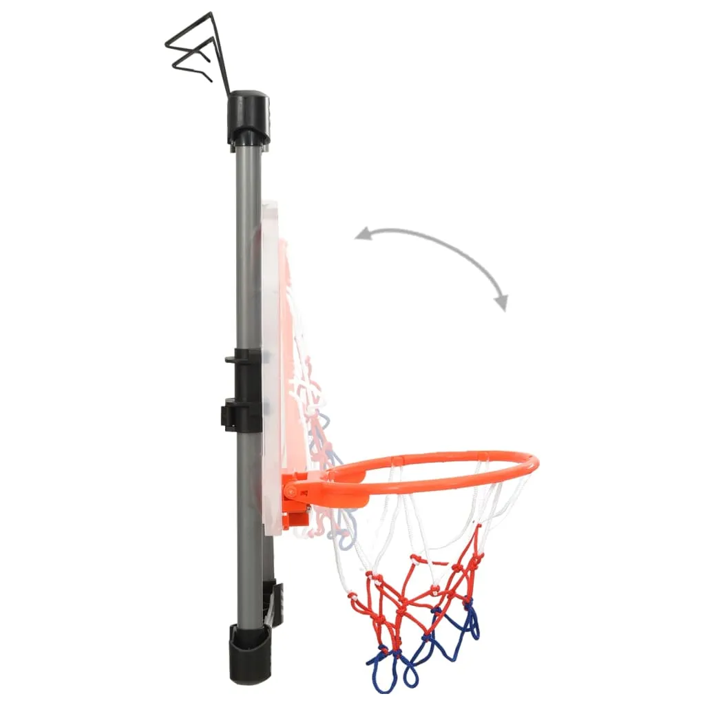 vidaXL Children Basketball Play Set for Door Adjustable - Fun Basketball Game for All Ages