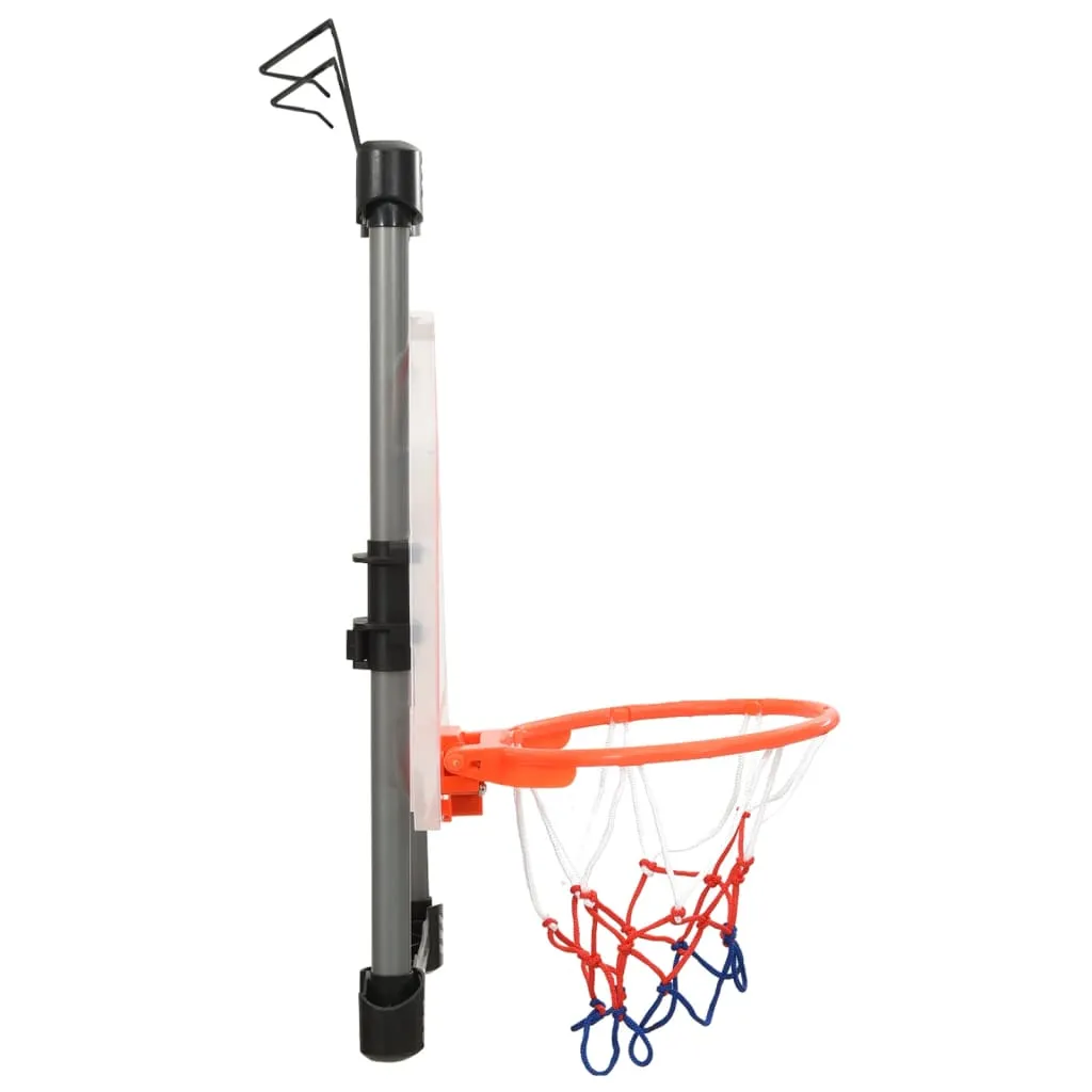 vidaXL Children Basketball Play Set for Door Adjustable - Fun Basketball Game for All Ages