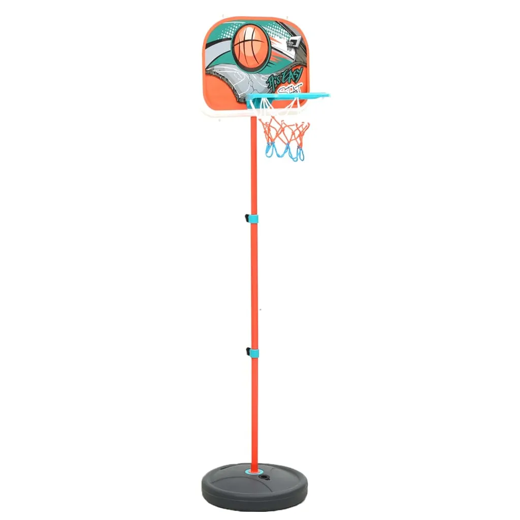 vidaXL Portable Basketball Play Set - Adjustable Height 133-160 cm for Kids