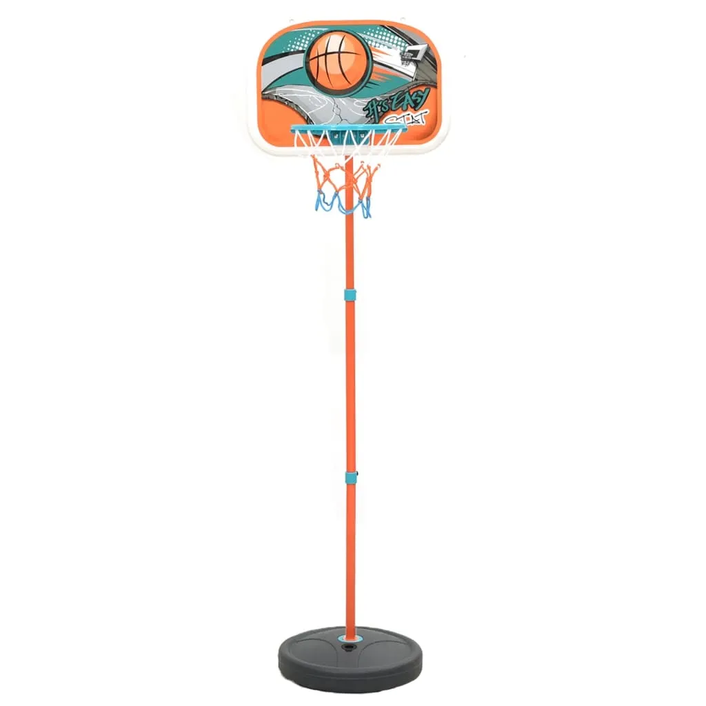 vidaXL Portable Basketball Play Set - Adjustable Height 133-160 cm for Kids