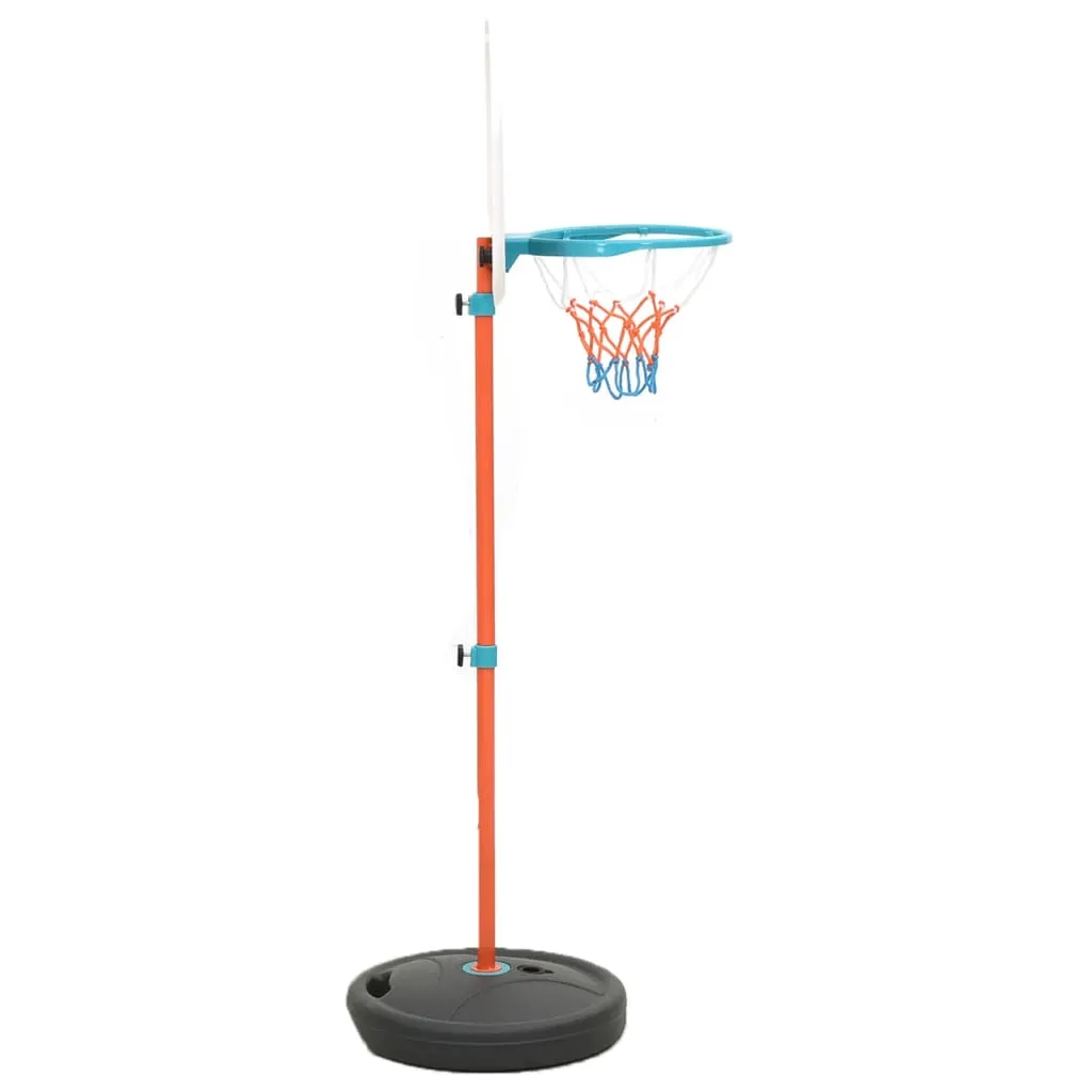 vidaXL Portable Basketball Play Set - Adjustable Height 133-160 cm for Kids